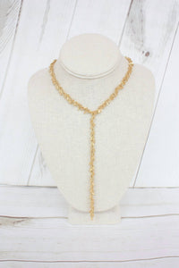 Virtue - Women's Squares Y Drop Necklace