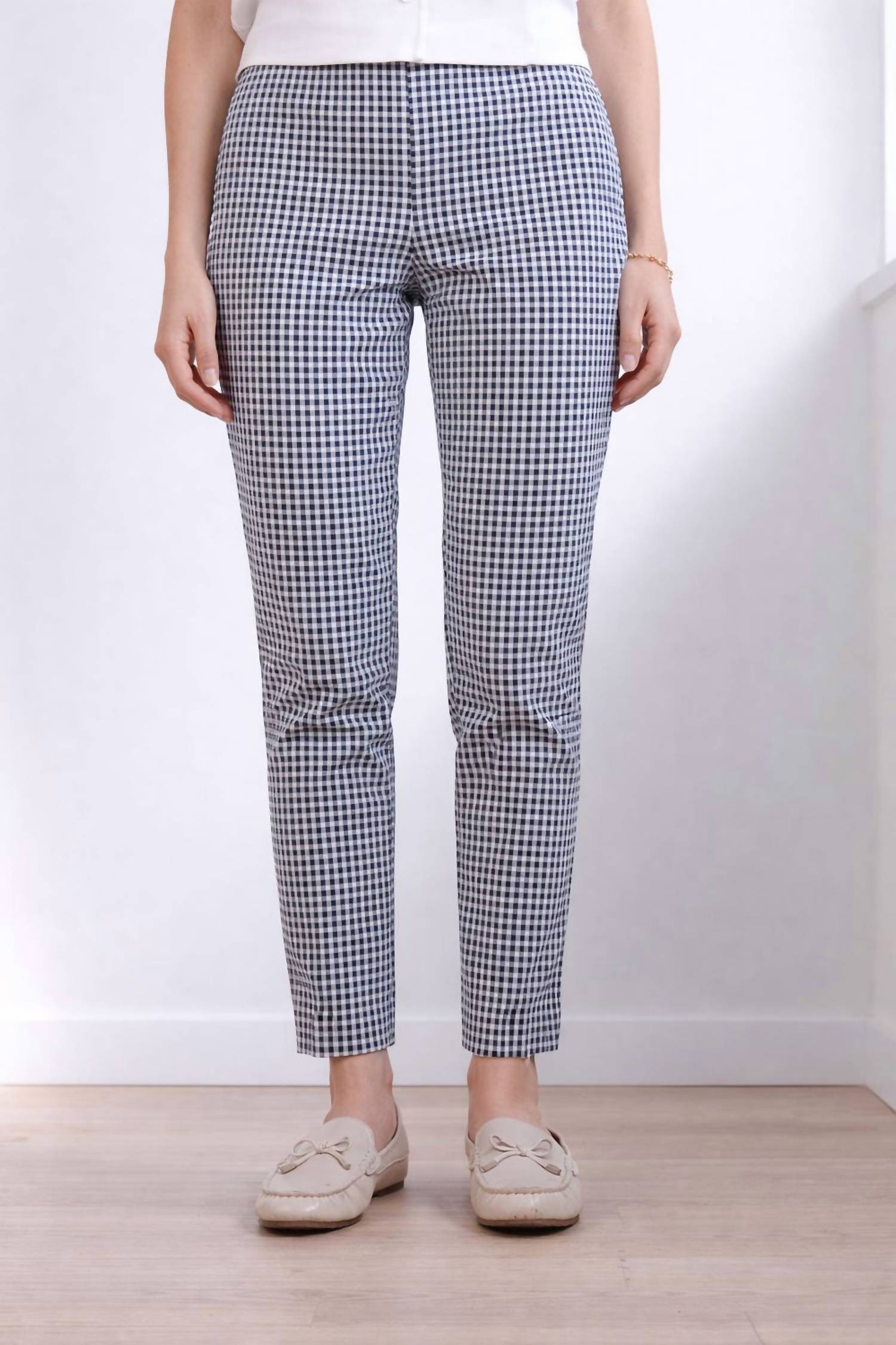J'Envie/Eli - Cape May Gingham Ankle Pant