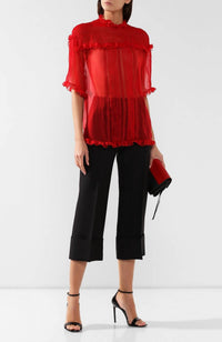 Valentino - Chiffon Ruffle Shirt