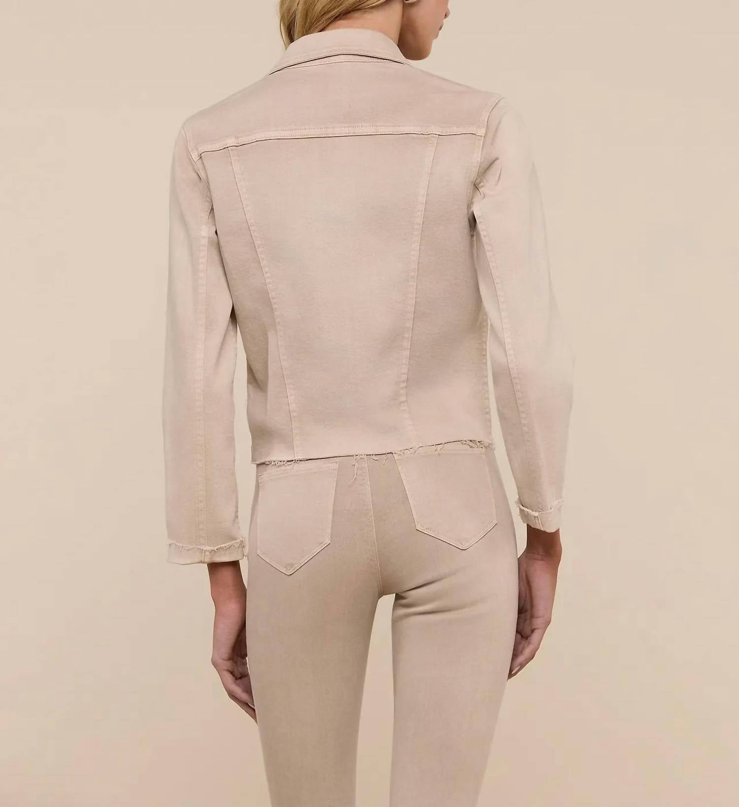 L'Agence - Janelle Slim Raw Jacket