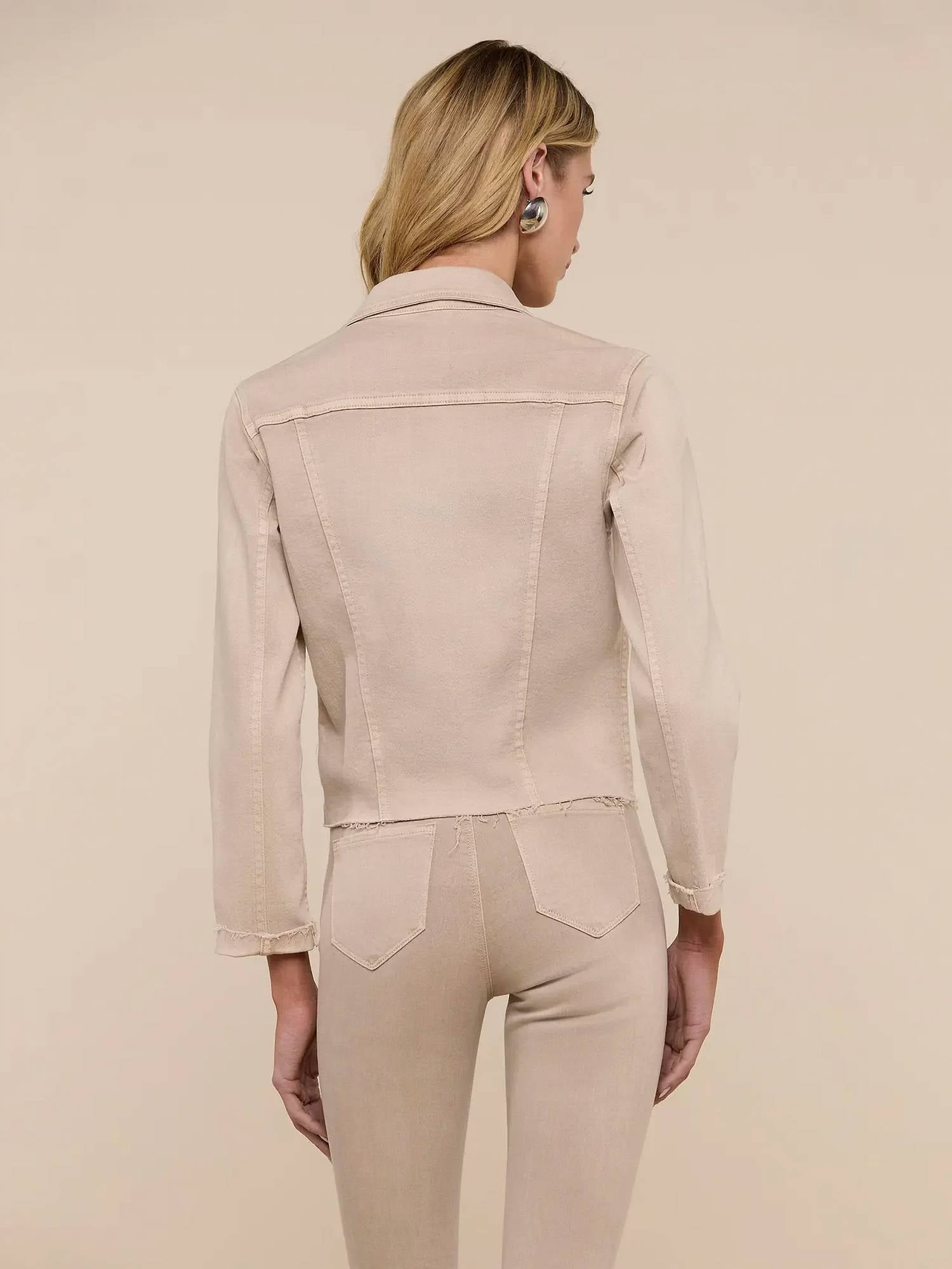L'Agence - Janelle Slim Raw Jacket