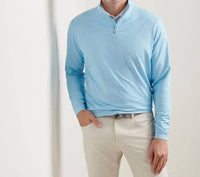 Peter Millar - Perth Birdseye Performance 1/4 Zip Sweater