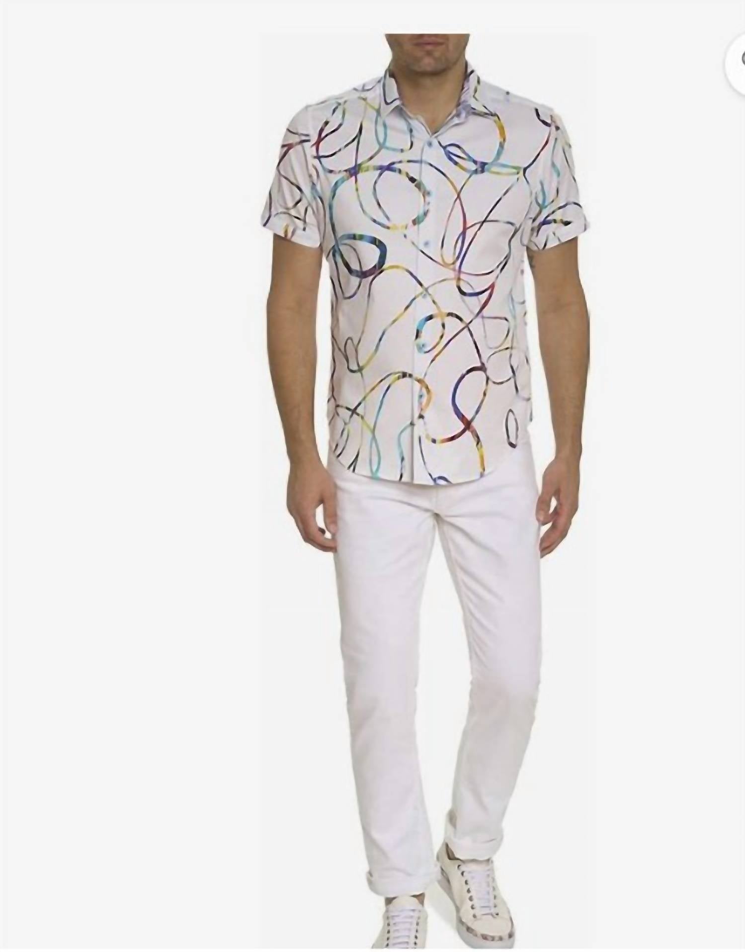Robert Graham - Rampage Short Sleeve Swirl Print Shirt