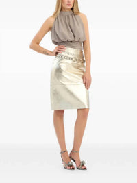 Rotate - Chiffon Ruched Top