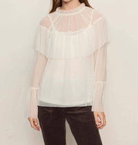 Sanctuary - Ethereal Dotted Mesh Blouse