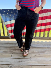 Ee:Some - Seamed Barrel Jeans