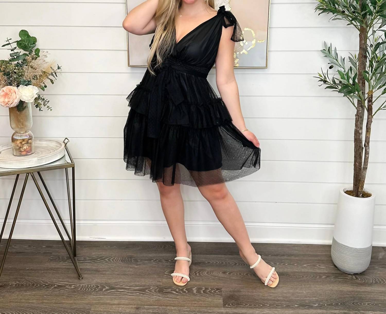 Sew In Love - Darling Tiered Tulle Mini Dress