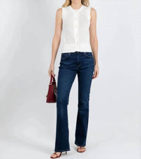 Brodie Cashmere - Mix Pointelle Tank