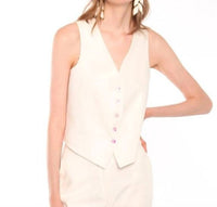 TAYLOR LINEN WAISTCOAT