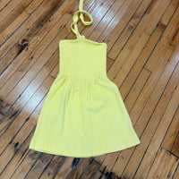 Phie Collective - Women's Terry Cloth Short Smocked Dress