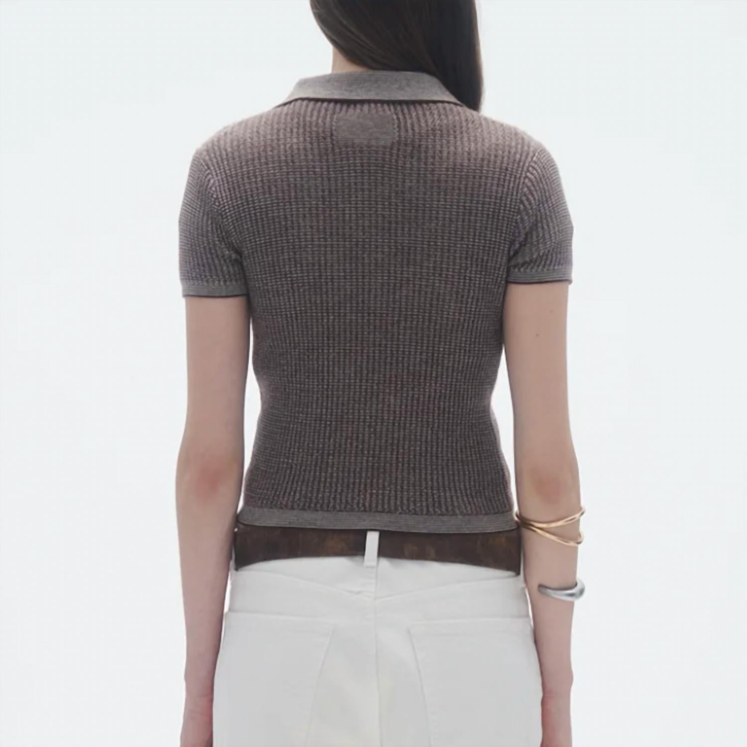 Guest In Residence - Shrunken Polo Top