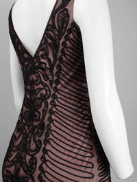 Sue Wong - Embroidered Swirl Party Dress