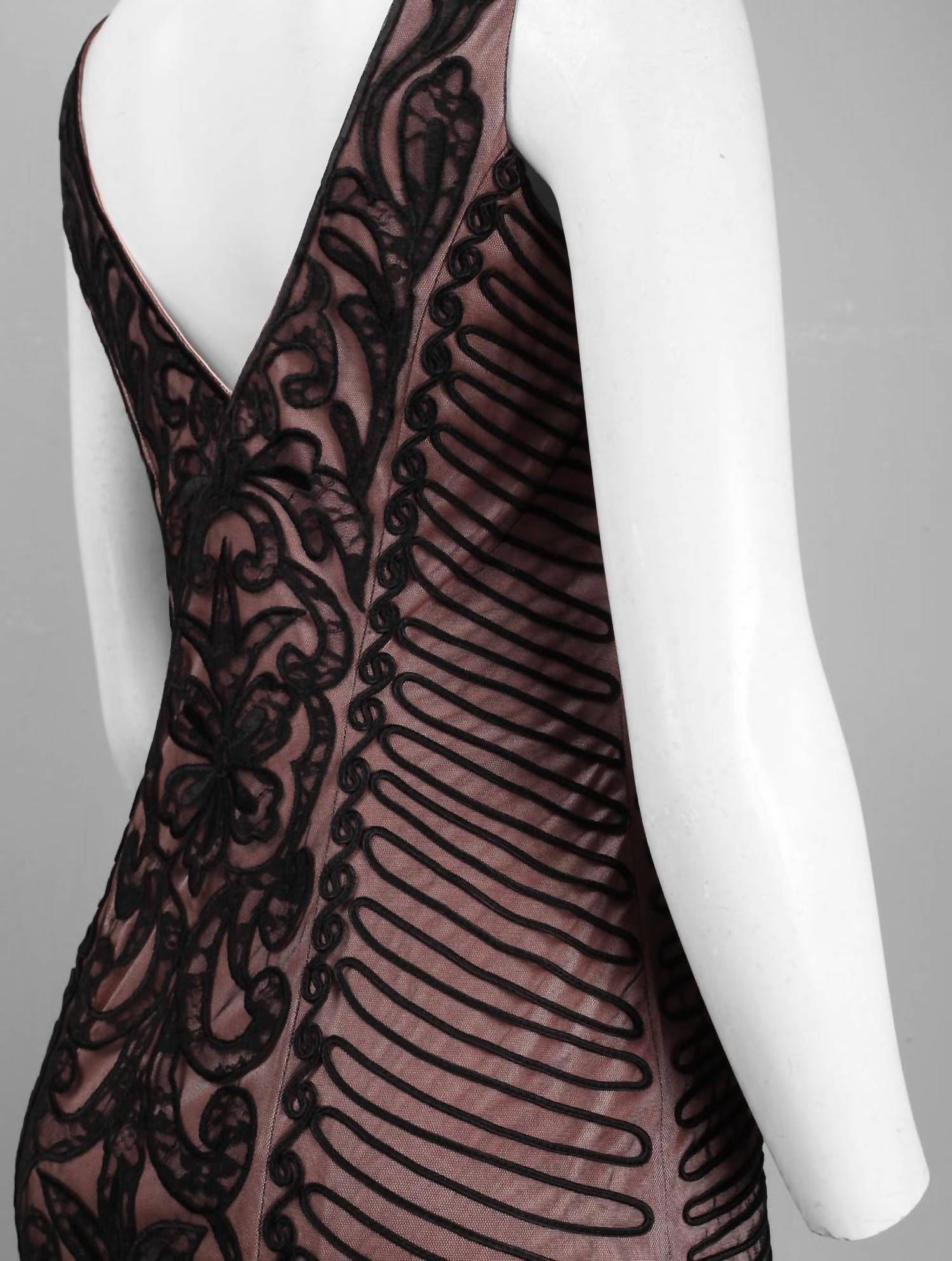Sue Wong - Embroidered Swirl Party Dress