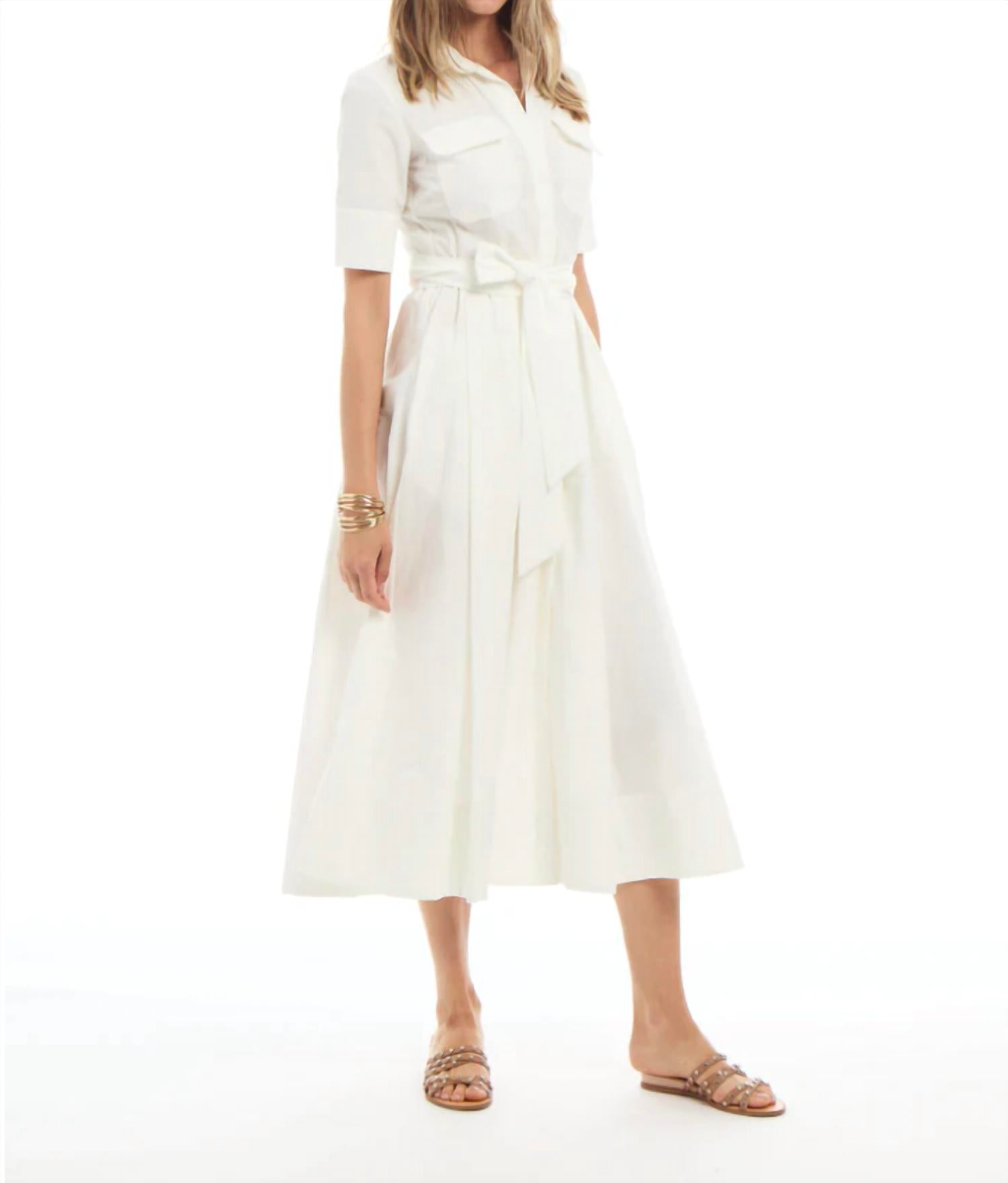 PATTY KIM Audrey Dress in white - women's dress
