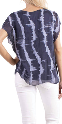 Gigi Moda - Natacha Short Sleeve Tie Dye Top