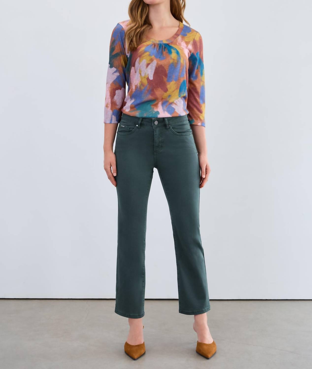 Fdj - Olivia Ankle Boot Cut Denim Jeans