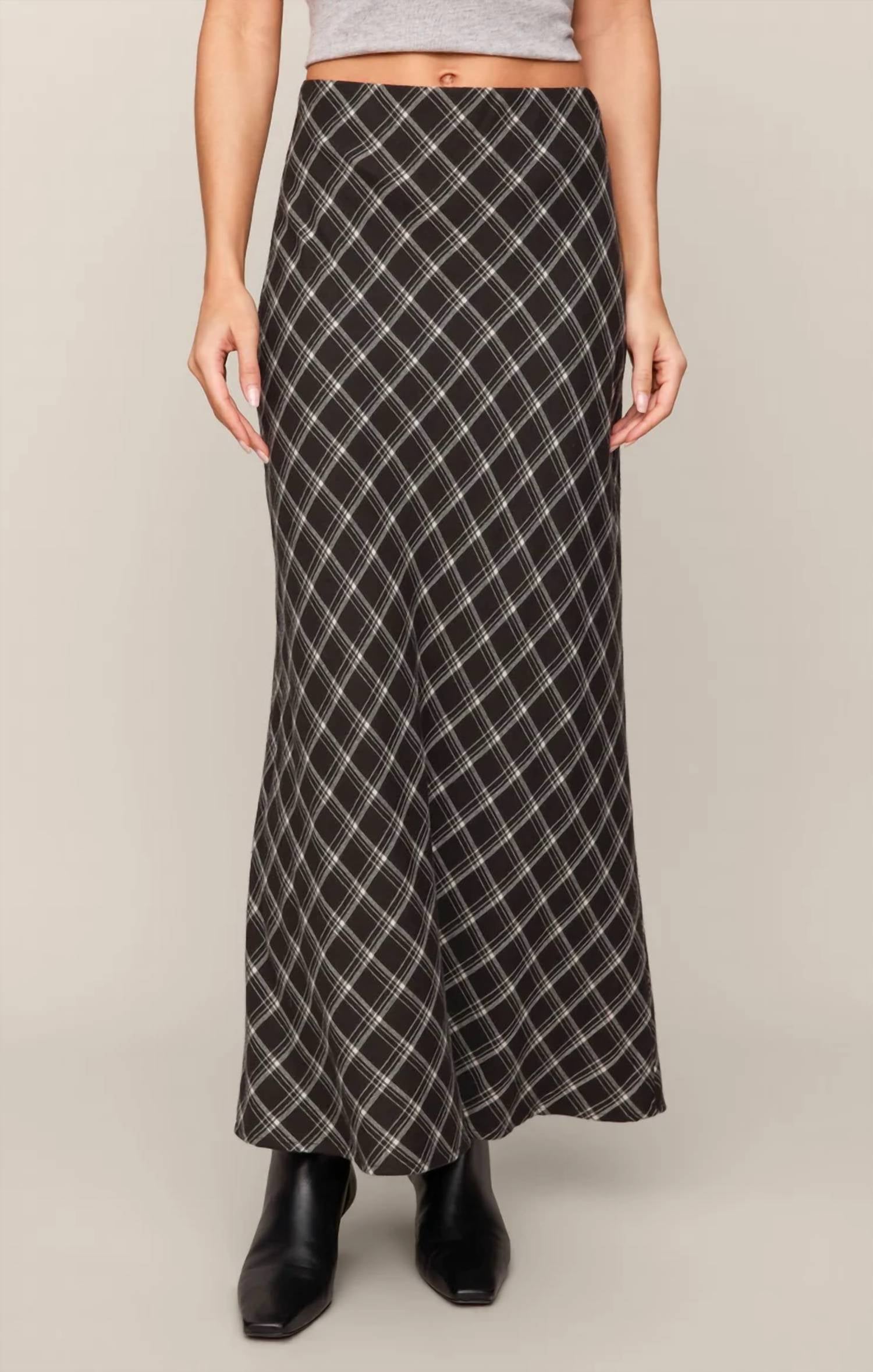 Z Supply - Europa Plaid Maxi Skirt