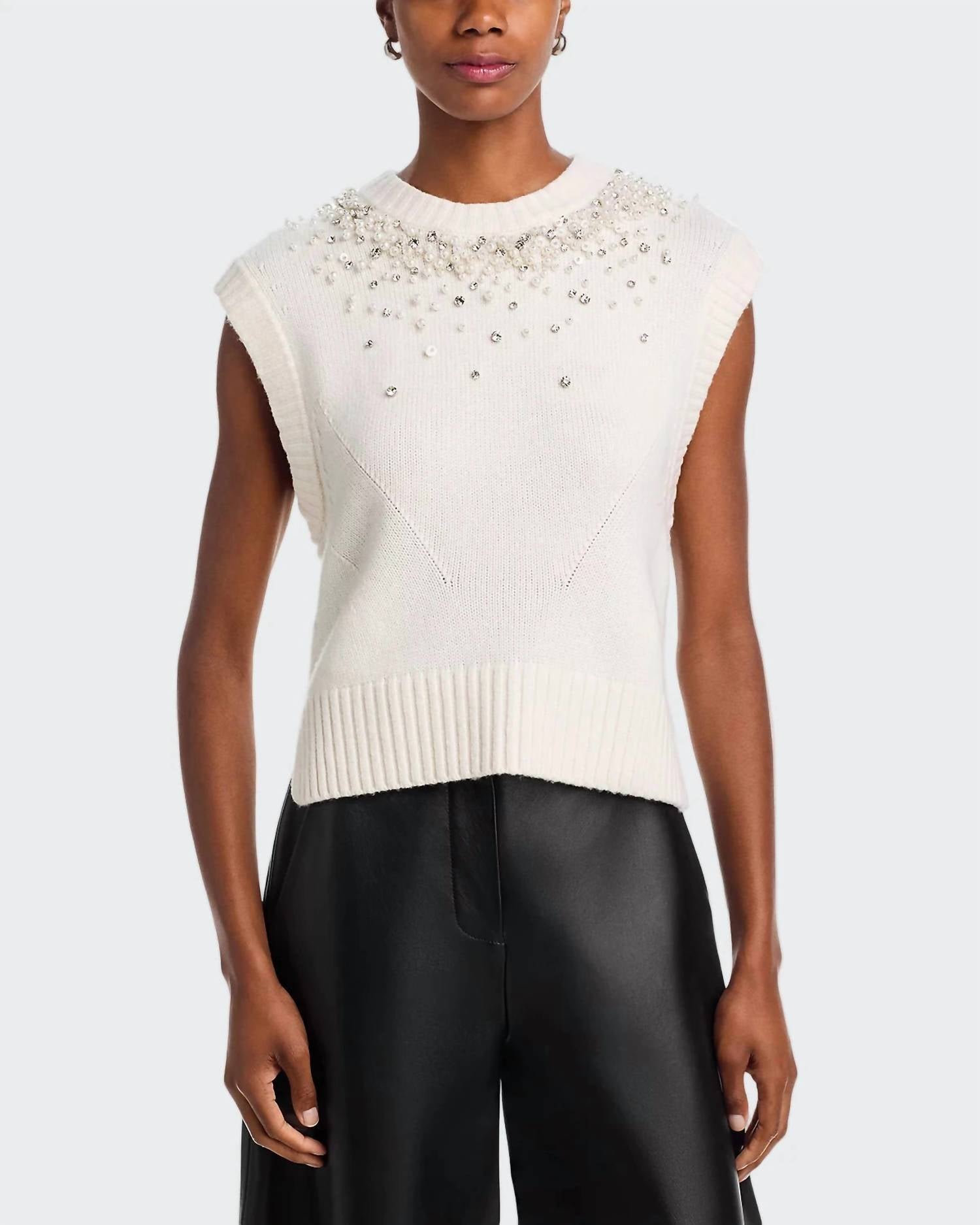 Simkhai - Candra Wool-blend Sweater Vest