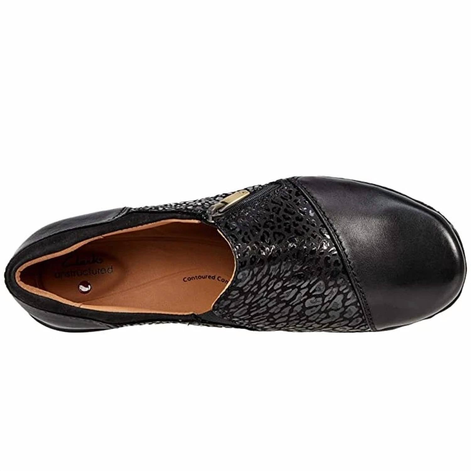 Clarks - Women's Appley Zip Casual Slip-on Shoes