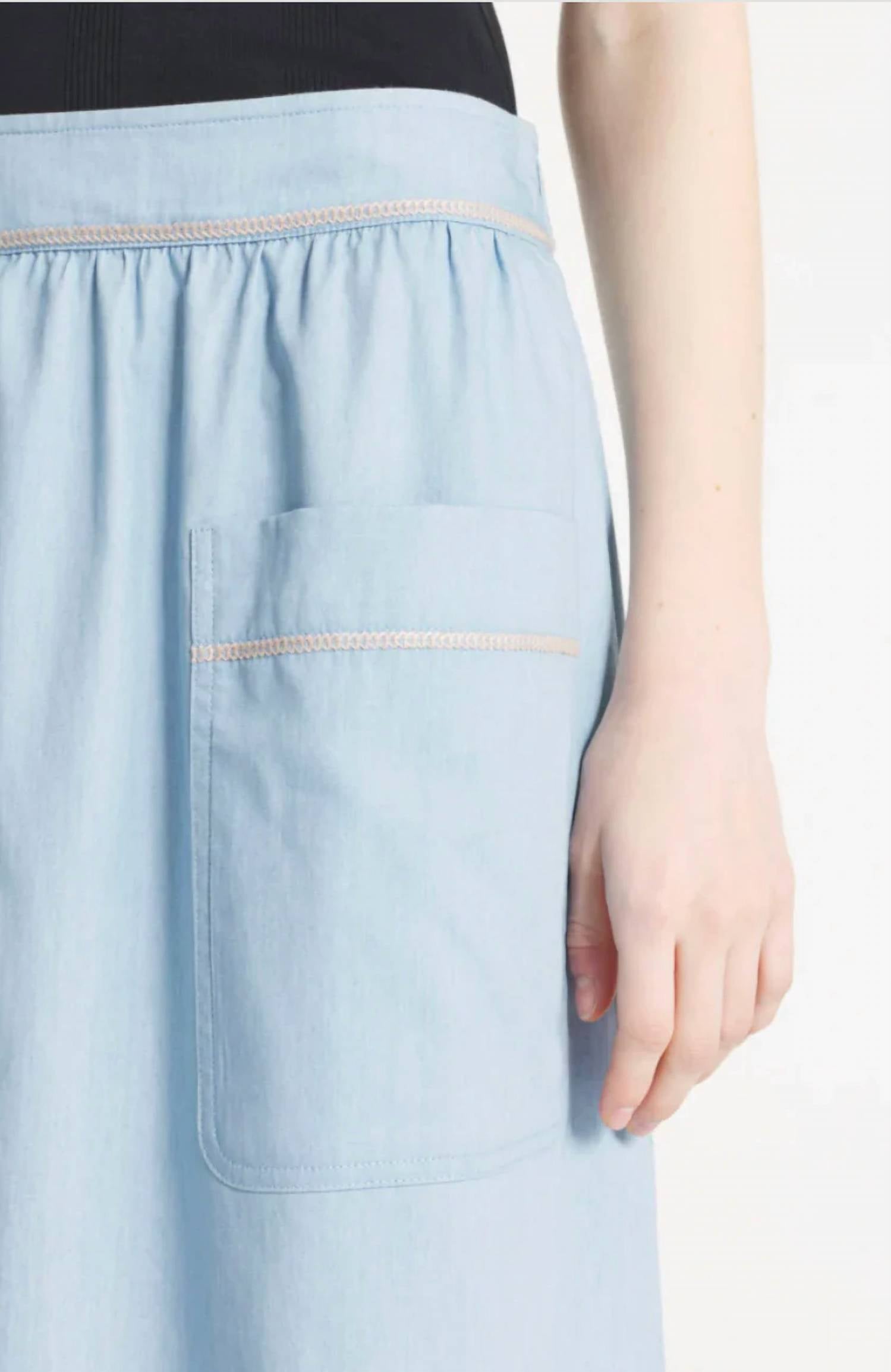 Le Mont Saint Michel - Justa Pleated Skirt