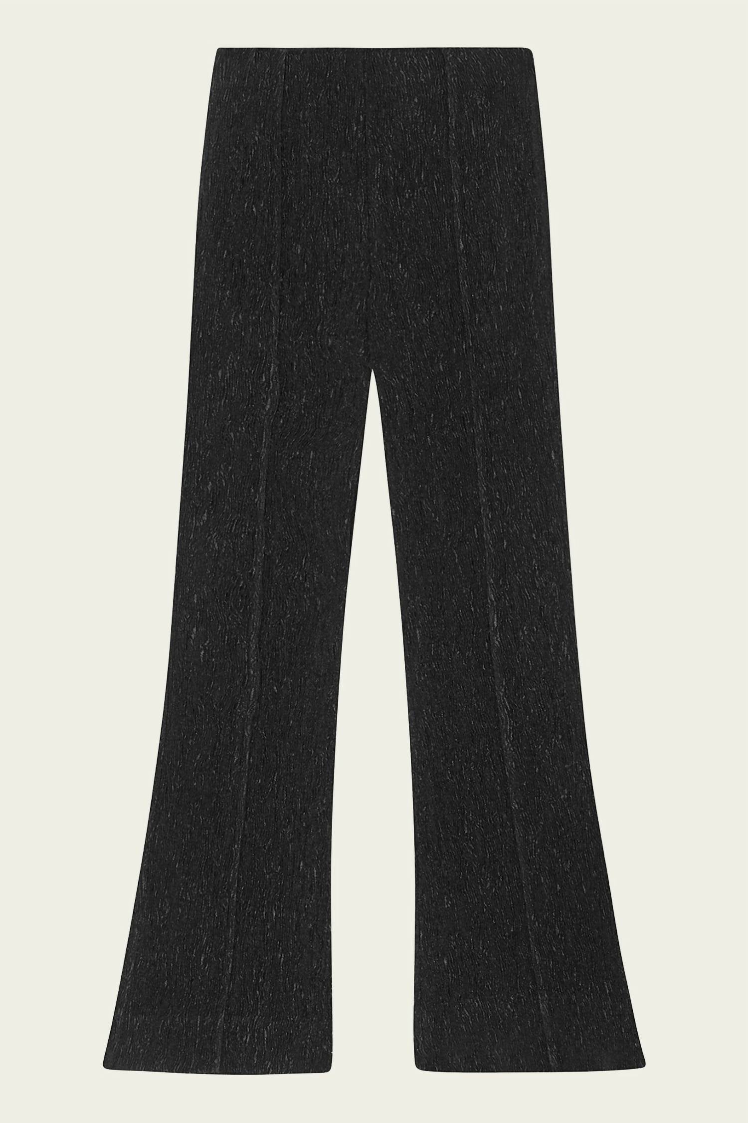 Ganni - Viscose Stretch Crepe Flared Pants