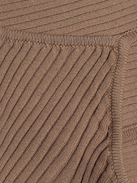 STAUD Soleil Soft Ribbed Cropped Tank Top in taupe - women's tank top - view 7