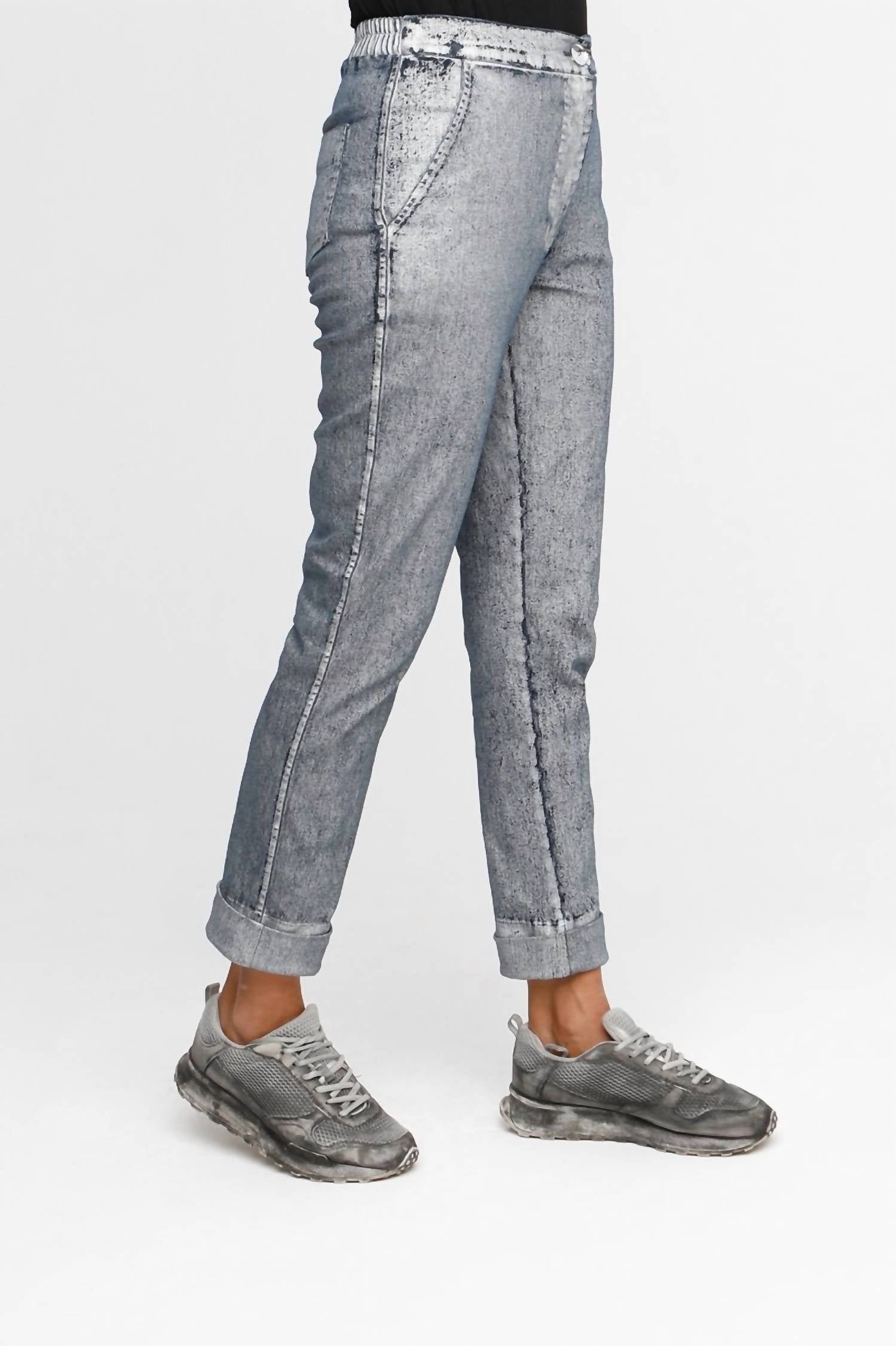 Ozai N Ku - Denim Faded Skinny Pants
