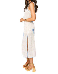 Queen Of Sparkles - Icon Knit Pailette Tank Midi Dress