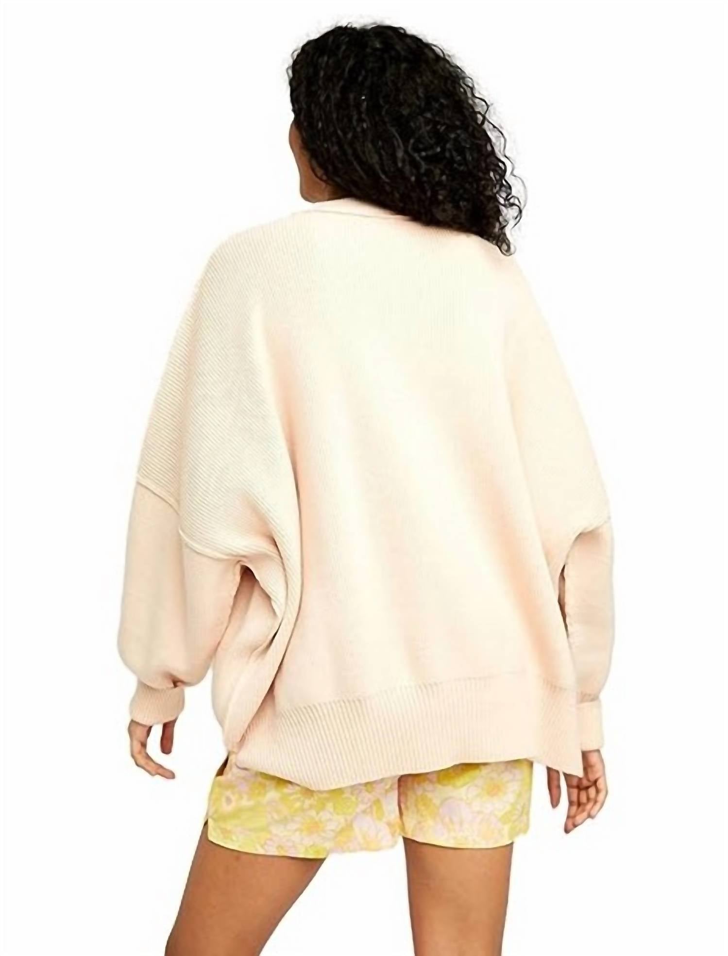 NEW easy street peach parfait sold sweater