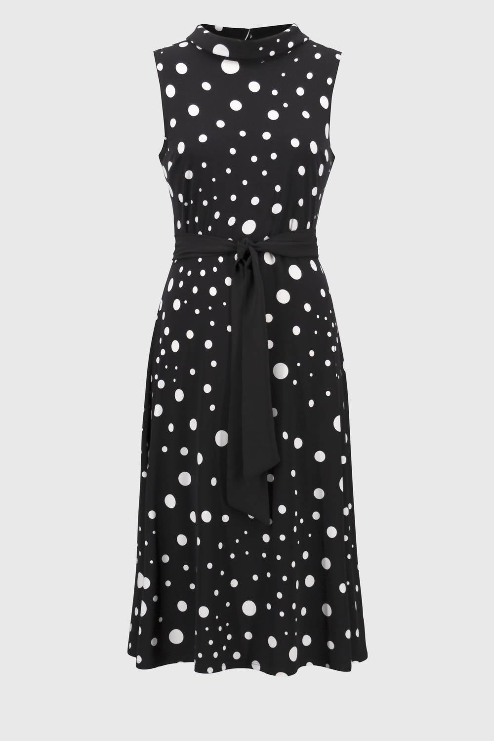 Joseph Ribkoff - Polka Dot Belted Midi Dress