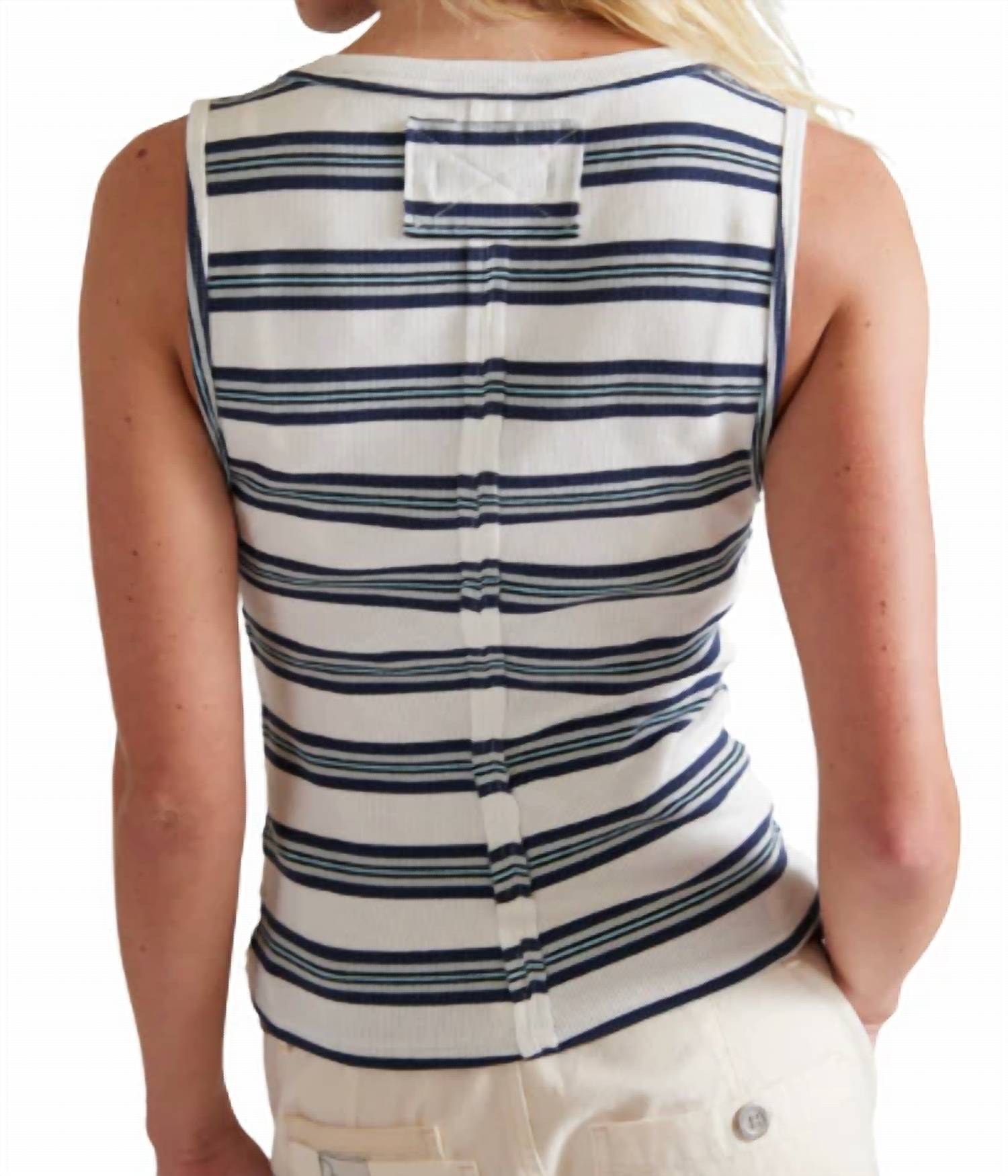 Free People - Jamie Henley Striped Tank Top