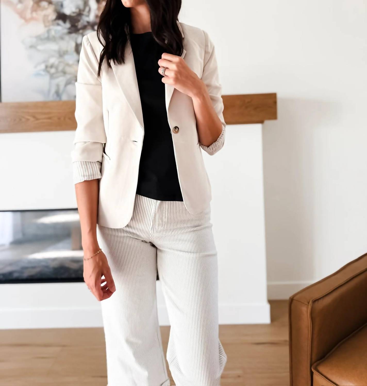 Doe And Rae - Reggie Single Button Blazer