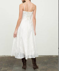 Moon River - Juliet Spaghetti Strap Midi Dress