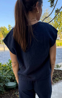 Bobi - Short Sleeve Dolman Top