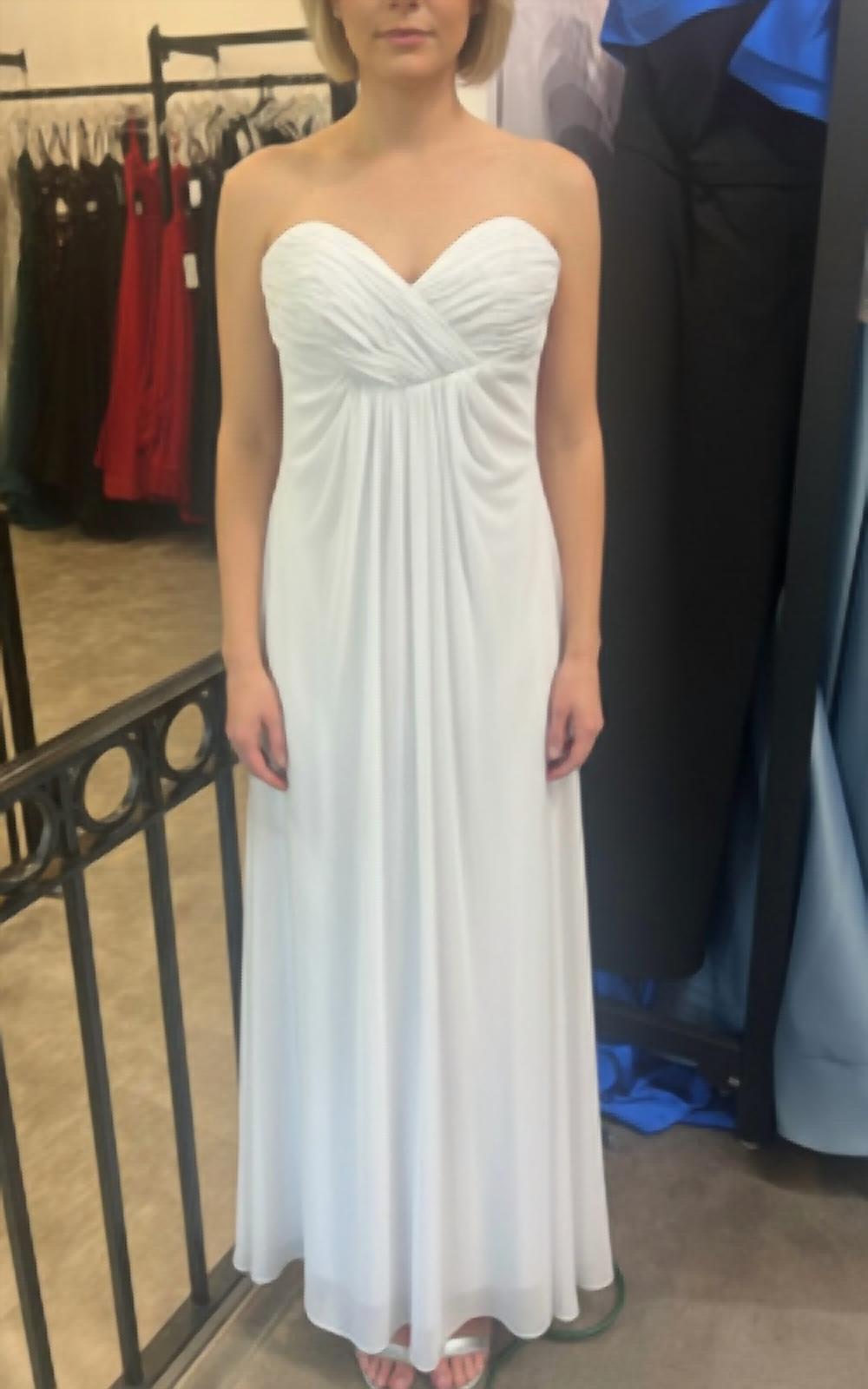 Alyce Paris - Strapless Chiffon Gown