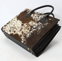 American Darling Women's Untamed Cowhide Handbag in brown - women's bag - alternate view