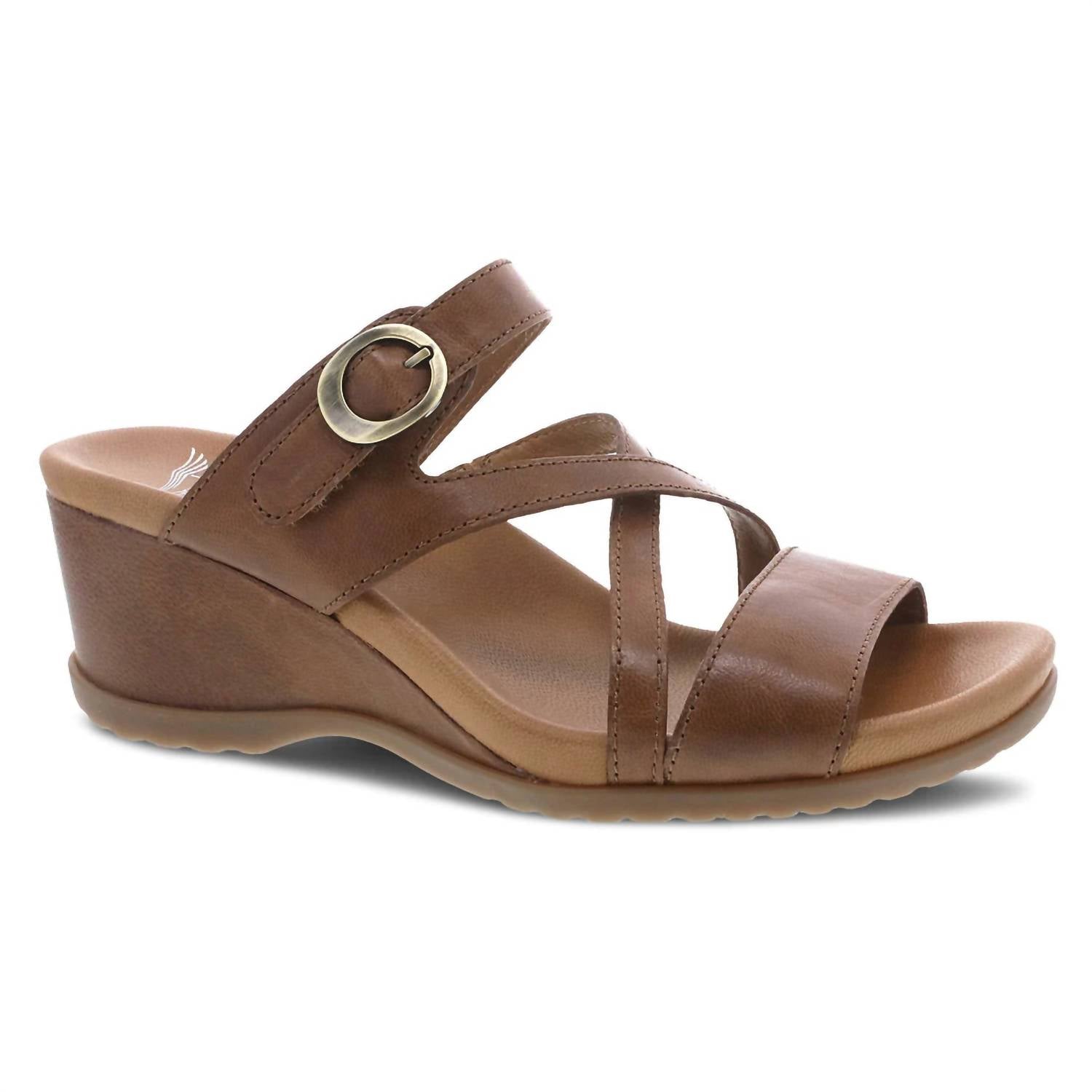 Dansko - Women's Ana Strappy Slide Wedge Sandal