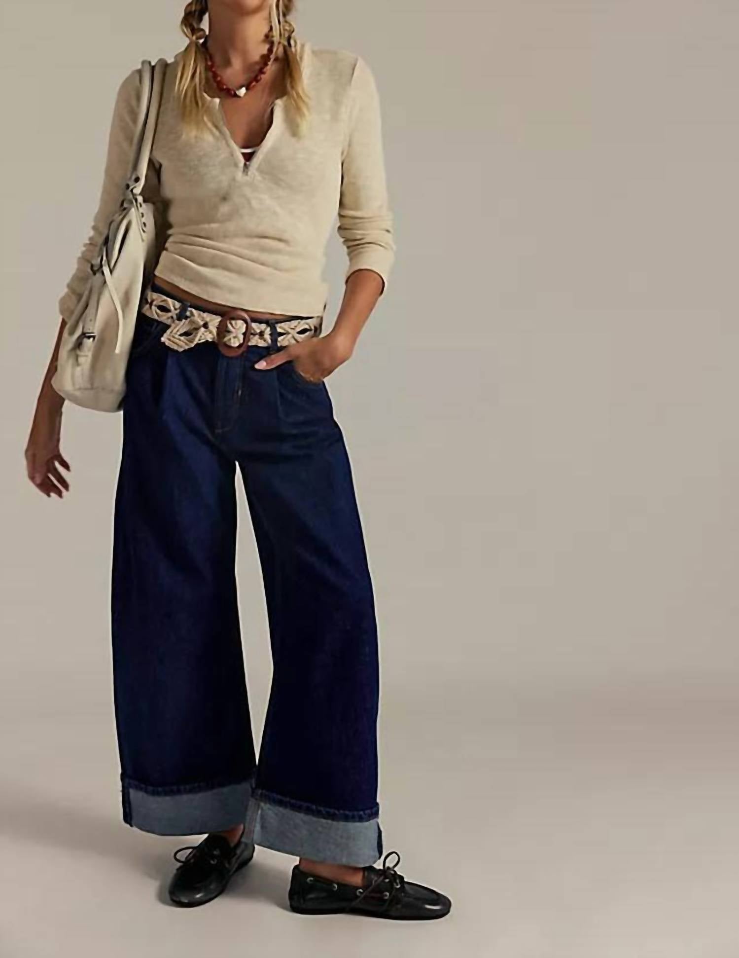 Free People - Alia Wide Leg Jeans