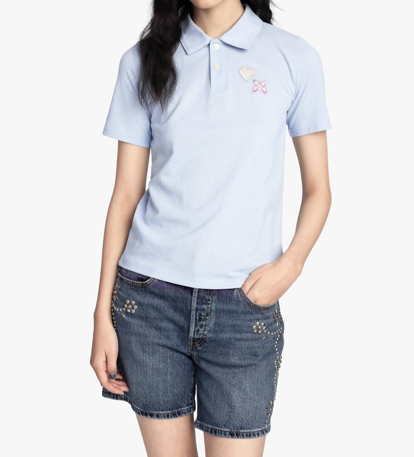 Anna Sui - Patch Polo Tee