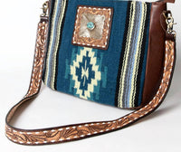 American Darling - Women's Messenger Saddle Blanket Fabric Bag