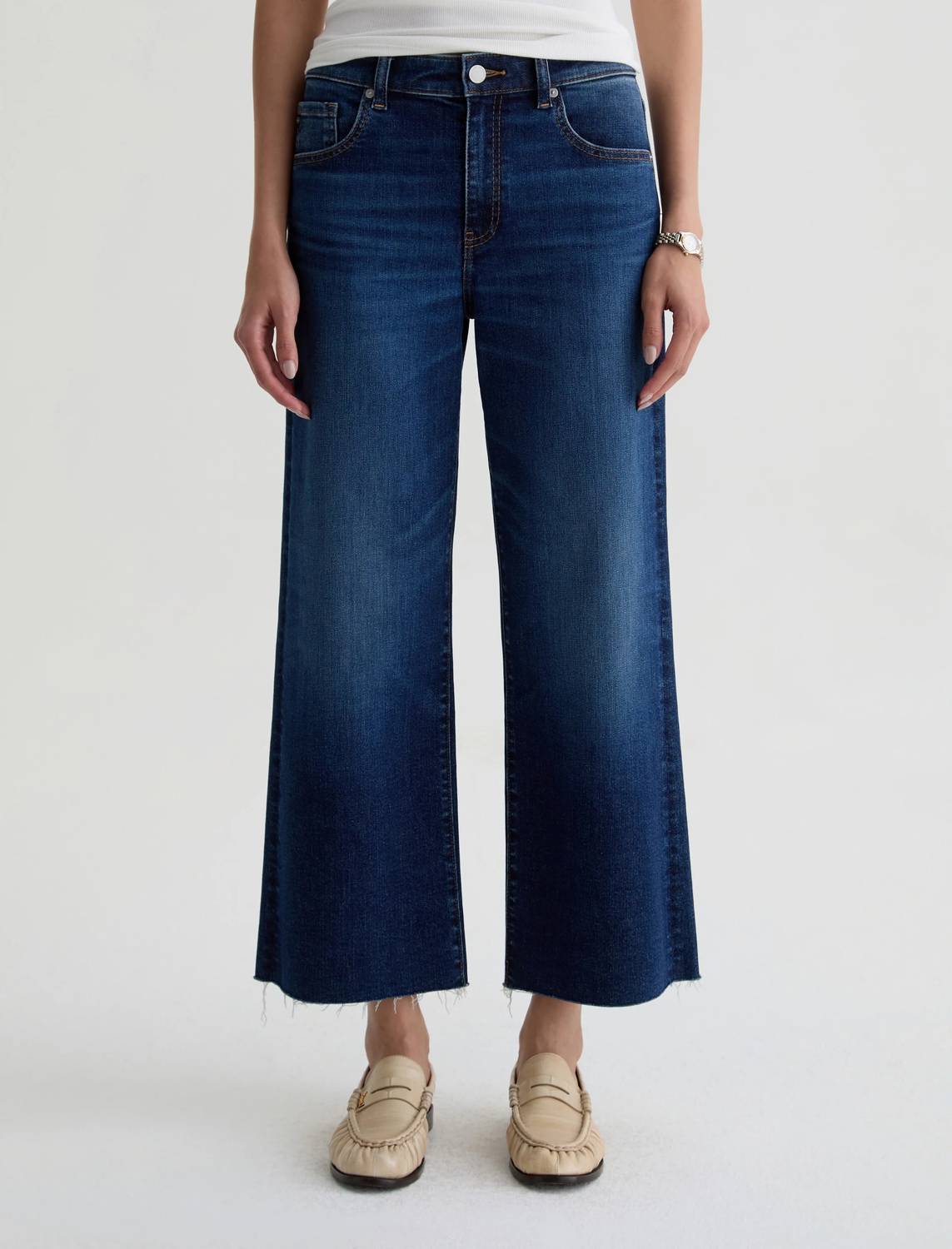 Ag Jeans - Saige Wide Leg Crop Jean