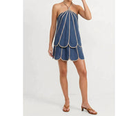 Naked Zebra - Shell Panel Linen Skort