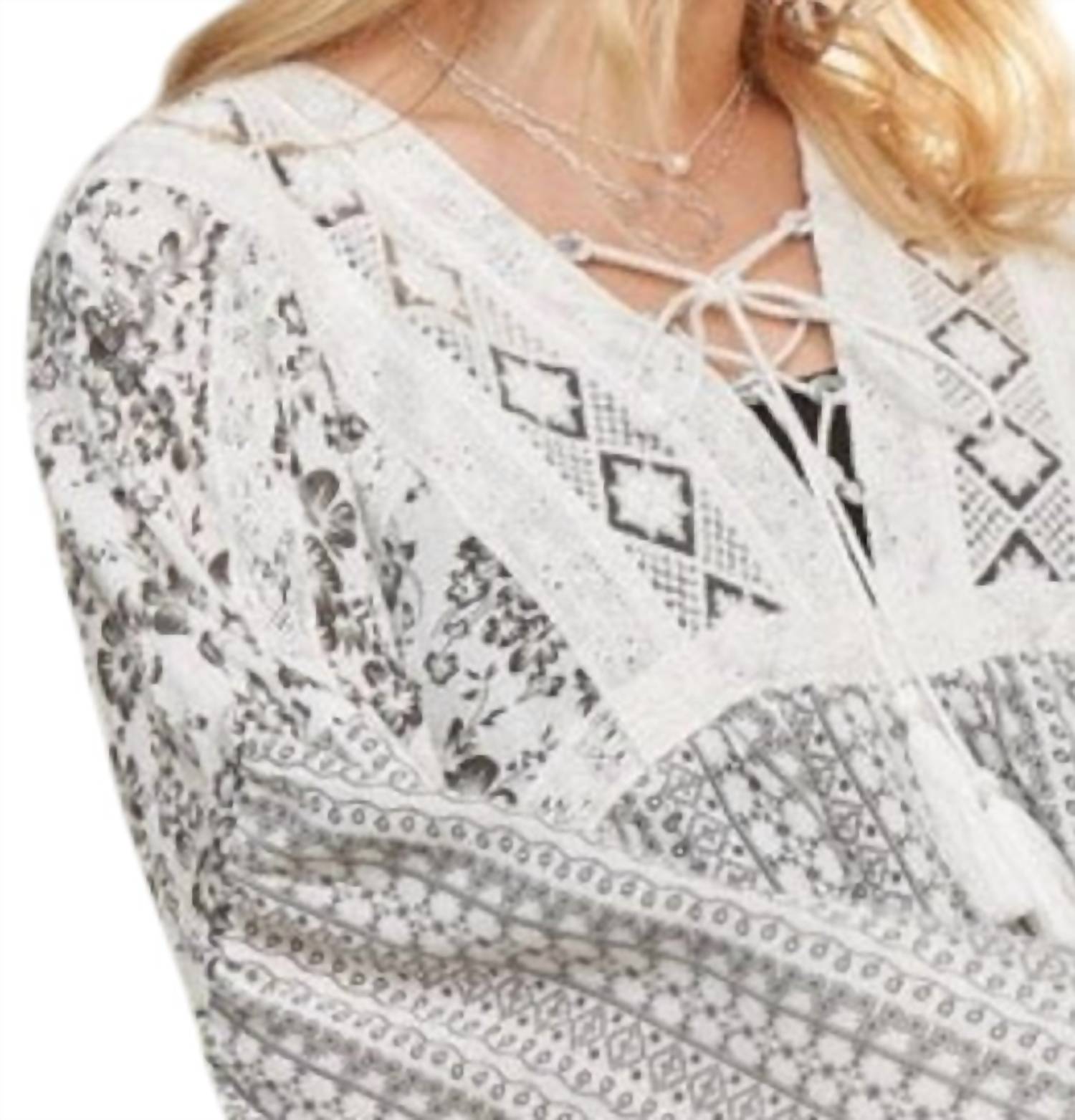 Adora - Bohemian Nights Floral Tunic Top