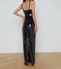 L'Agence - Karma Sequin Maxi Dress