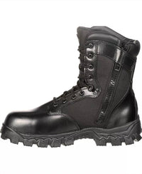 Rocky Men's Alpha Force Waterproof Ankle Lace-up Boots in black - men's boots - detail view