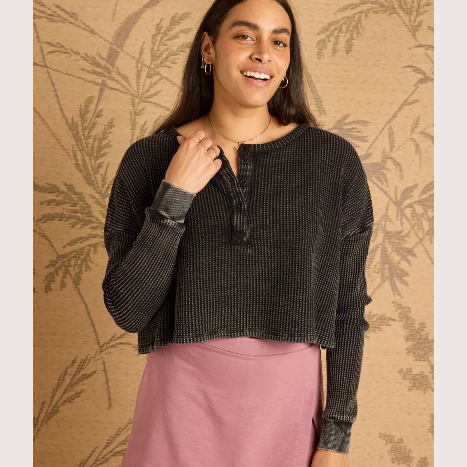 Known Supply - Cris Waffle Knit Top