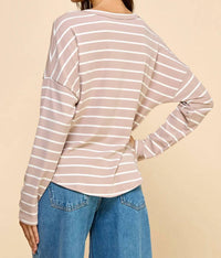 Les Amis - Basic Striped Top