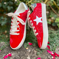 MiiM Women's Glazed Star Sneakers in red - women's sneaker - view 5