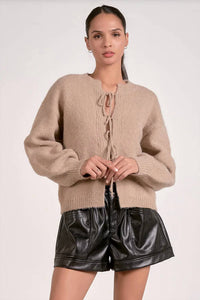 Elan - Cozy Tie Cardigan