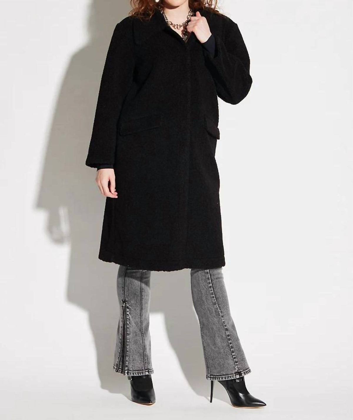 Circular Path - Fuzzy Long Coat